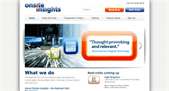 Desktop Screenshot of onsiteinsights.co.uk